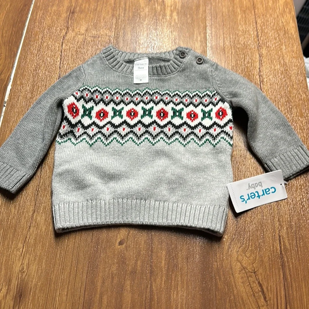 Carter’s 3M baby’s sweater%100 cotton new with tags